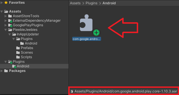 Google Play core 1.10.3 plugin required